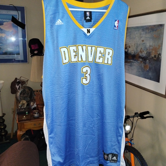 Allen Iverson Denver Nuggets Adidas basketball jersey size 4XL - Picture 3 of 9